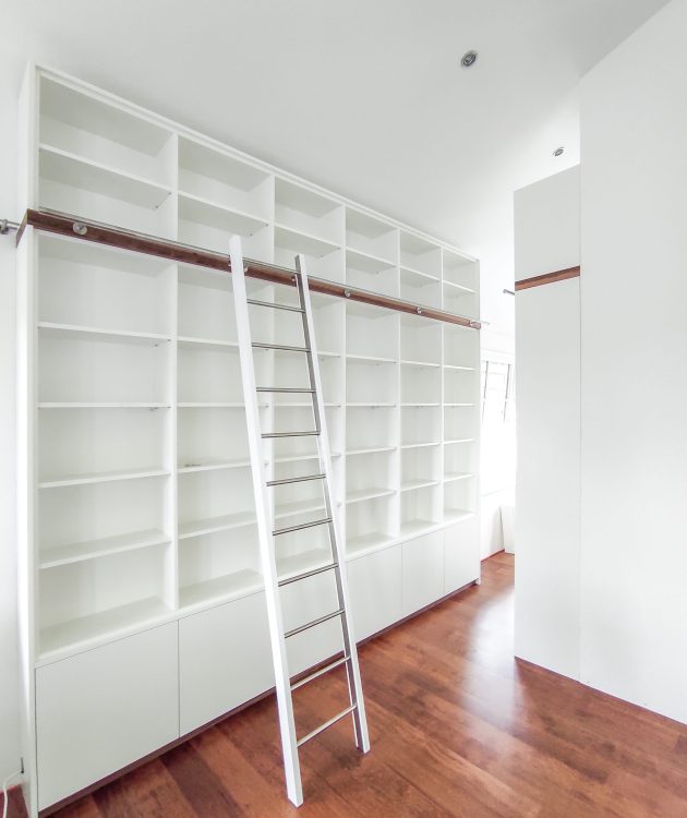 Individueller maßgefertigter Bibliotheksschrank